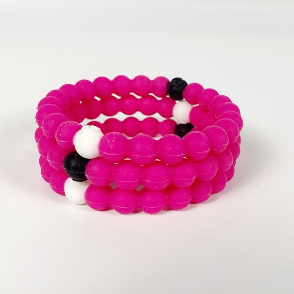 Hot Pink Lokai Bracelets Small - Set of 3 - Picture 4 of 7